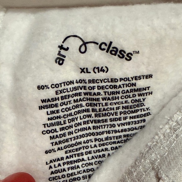 Art Class Girls Heathered Gray Lounge Pants XL NWT - Picture 3 of 7